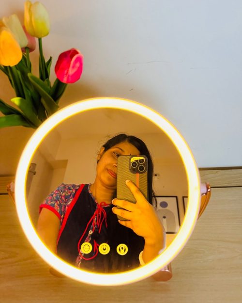 551015233_122150988362632158_6543870728258477361_n Rotating LED Touch Control Desktop Makeup Mirror