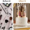 Rotating 360°Makeup Brushes Organizer