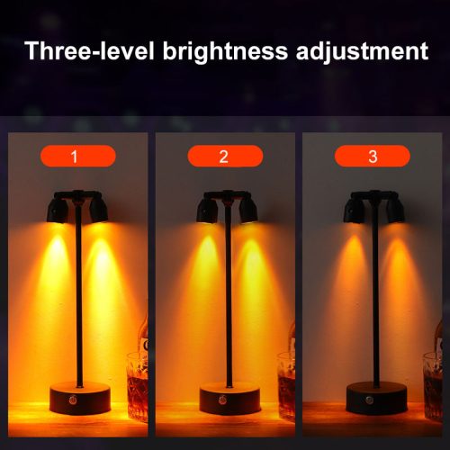 Industrial Minimalist Table Lamp (Black Color)