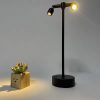 Industrial Minimalist Table Lamp (Black Color)
