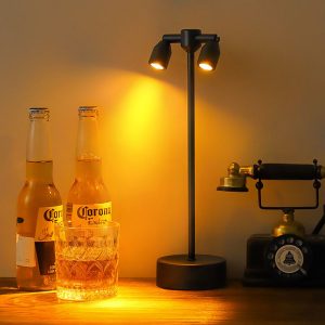 Industrial Minimalist Table Lamp (Black Color)