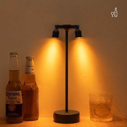 Industrial Minimalist Table Lamp (Black Color)