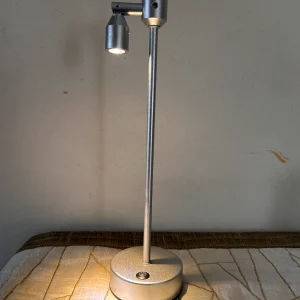 Minimalist Industrial Table Lamp - "Single Light" (Silver Color)